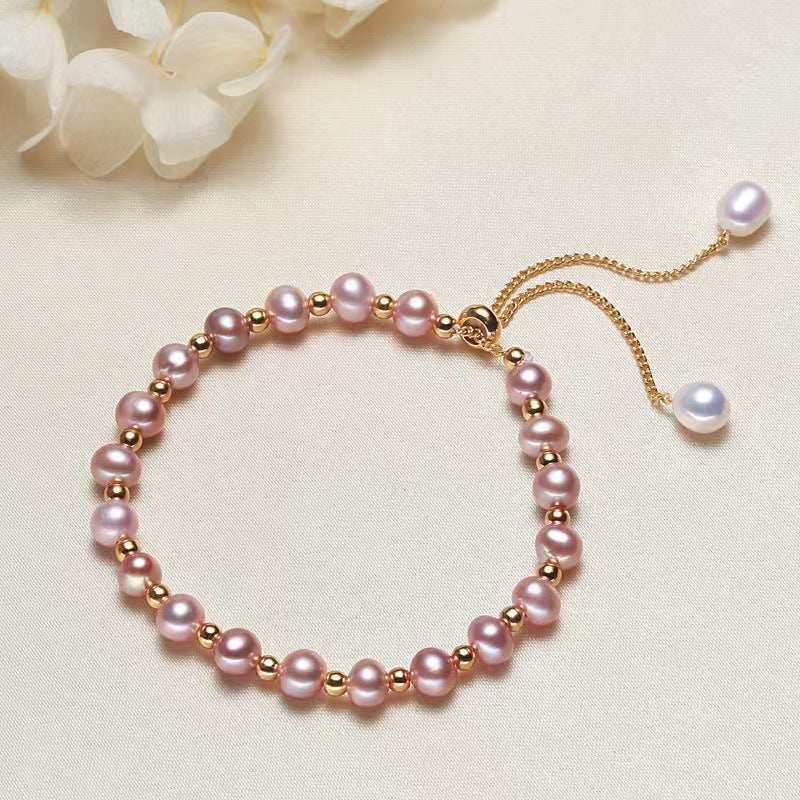 Fresh Water Pearls Bracelet ,Round Pearls Design